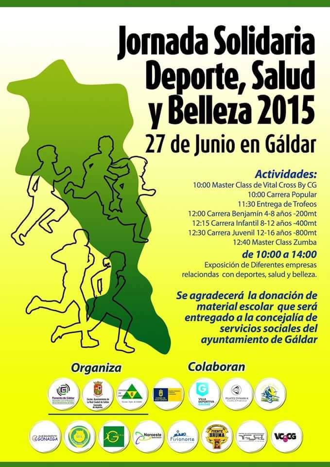 Cartel Jornada Solidaria Galdar