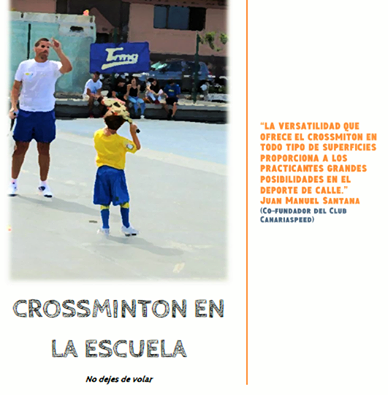 Crossminton en la Escuela